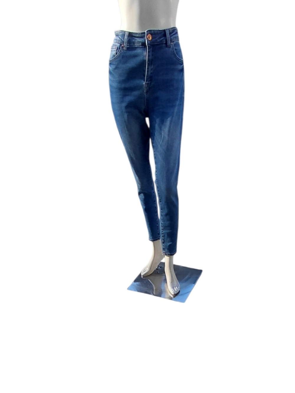 5258...Women's High-Waisted Wax Jeans Size  11/30 11"Rise I